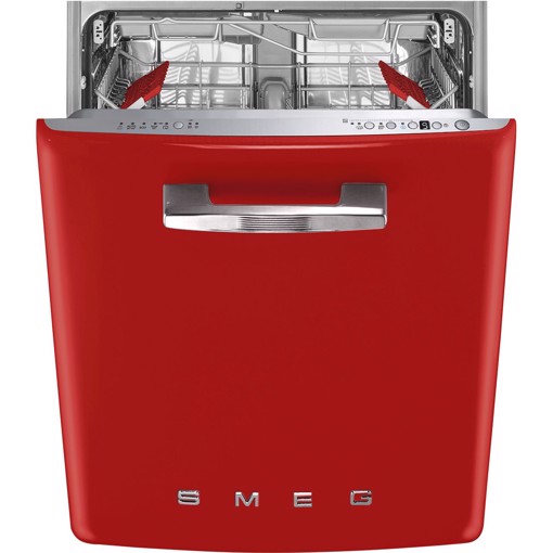 Smeg 50's Style Lavastoviglie STFABRD3 Rosso Made in Italy