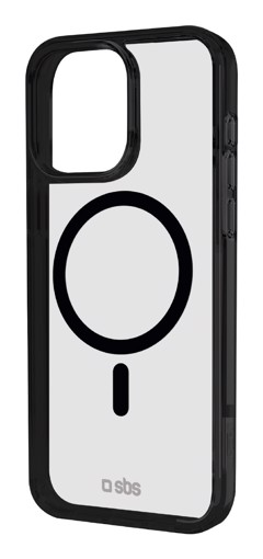 SBS Mag frame custodia per cellulare 17,5 cm (6.9") Cover Nero, Trasparente