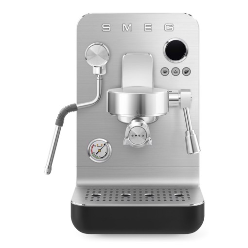 Smeg Macchina da caffè espresso Minipro Linea Collezione - Nero Opaco - EMC02BLMEU