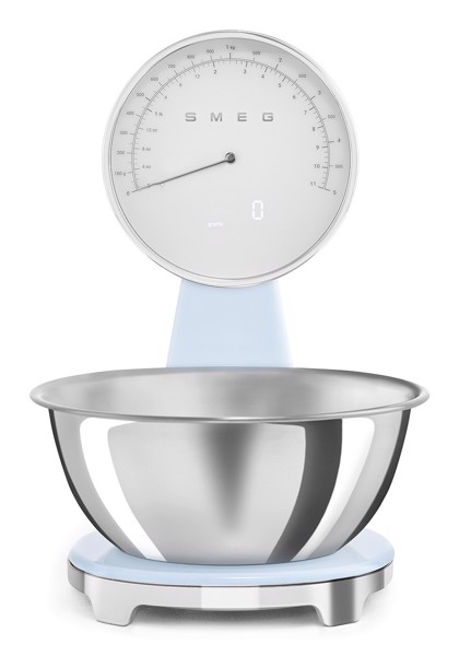 Smeg Azzurro Bilancia Da Cucina 50'S Style - Lucido - Ksf01pbww