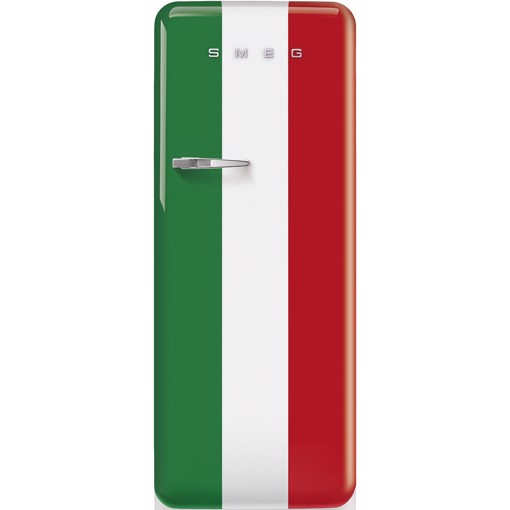 Smeg FAB28RDIT6 monoporta Libera installazione 270 L Verde, Bianco, Rosso Made in Italy