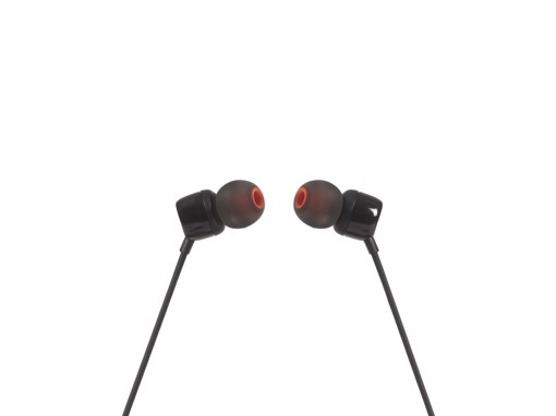 JBL Tune 110, Intra-auricolari con cavo, con comando/microfono, Nero