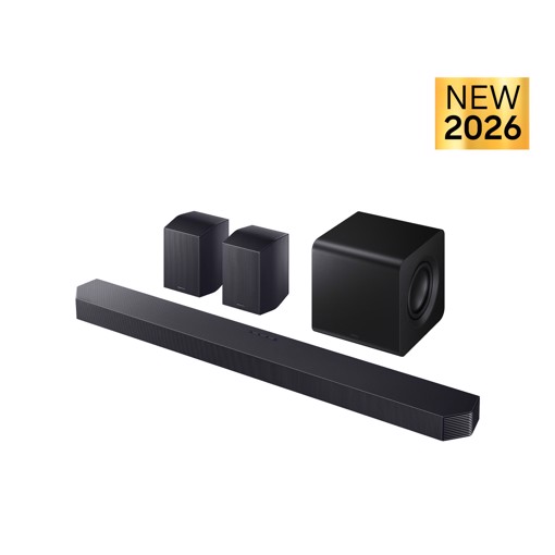 Samsung Soundbar HW-Q930H/XC, Audio 9.1.4 canali, potenza 580W, Active Voice Amplifier Pro, Bluetooth 5.3, Q-Symphony, Wireless Dolby Atmos, 2026