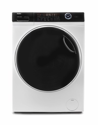 Haier SuperDrum, Lavatrice Carica Frontale 15 KG, Classe A, 1400 giri, Bianco, Inverter, Refresh, HW150-BP14986EIT