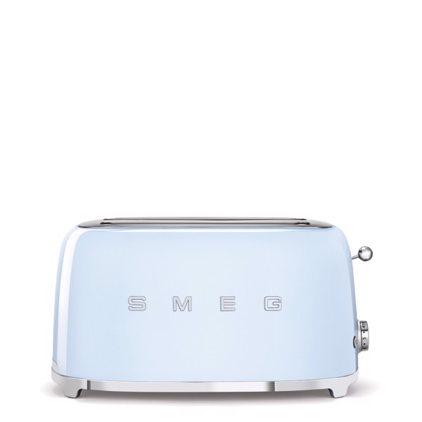 Smeg Blu Tostapane Vintage Tsf02pbeu 4 Fette, 2 Fessure Lunghe, 1500 W, 6 Livelli, - Immagine 3