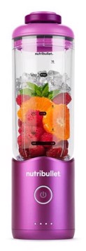 Frullatore a bicchiere portabl 590ml ricaric.usb viola