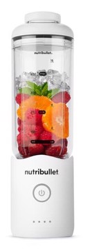 Frullatore a bicchiere portabl 590ml ricaric.usb bianco