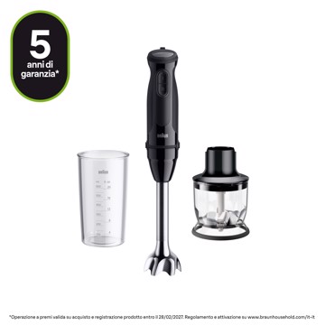 Mixer a immersione + tritatutt 900w mini tritatutto inox 2ve