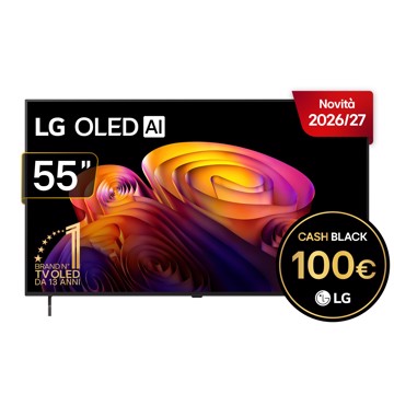 Televisore oled 55" uhd hdr10 t2/s2,4h,1u,a8,3,os26,ai,pl