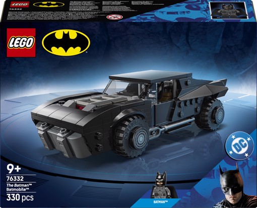 LEGO DC 76332 Batmobile di Batman, Macchina Giocattolo da Collezione con Minifigure del Supereroe e Moneta d'Oro, Regalo 9+