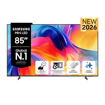 Televisore mled 85" uhd hdr10 3hdmi,1usb,t2/s2,smr,al.ga.,p