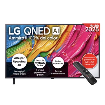 Televisore qned 50" uhd hdr10 t2/s2,3h,2u,a5,os24,pl