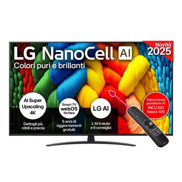 Televisore nano 65" uhd hdr10p t2/s2,3hdmi,2usb,a7,os25,ga,p