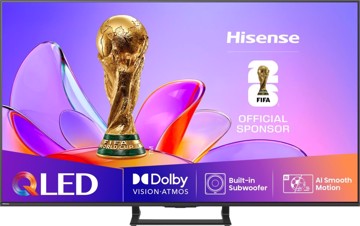 Televisore qled 55" 4k hdr10+ vidaa,al,ai,3hdmi,air play2,p