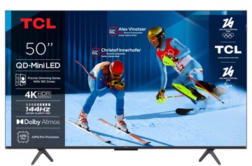 Televisore mled 50" uhd hdr10 t2/s2,144hz,4hdmi,2usb,gtv,pl