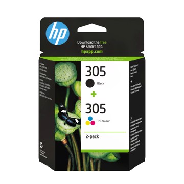 Cartuccia multip.hp 305 bk+col multipack blk + color