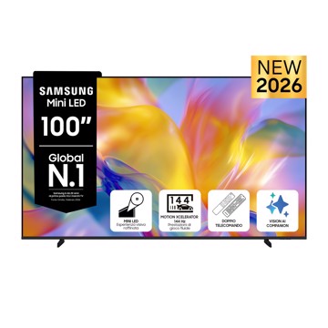 Televisore mled 100" uhd hdr10 144hz,3u,1u,t2/s2,smr,al.ga,p