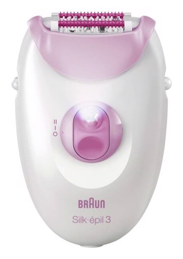 Braun Silk-épil 3 Silk·épil 3, Epilatore Con Filo, Pelle Liscia A Lungo, 3-000, Rosa