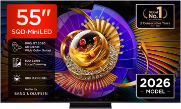Televisore sqdml 55" uhd hdr10 t2/s2,4hdmi,2usb,a8,gtv,ga,pc