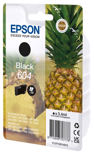 Epson Singlepack Black 604 Ink