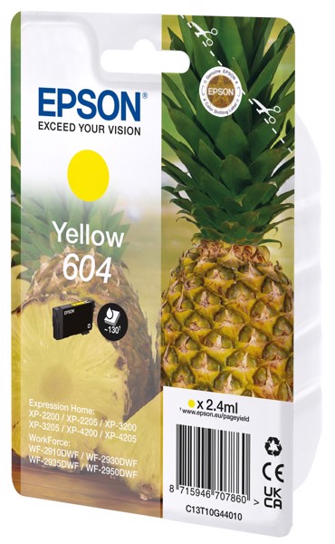 Epson Giallo Singlepack Yellow 604 Ink