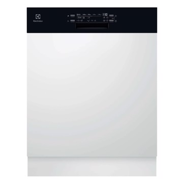 Lavastoviglie semincasso nera 13cop 44db 8pr satellite