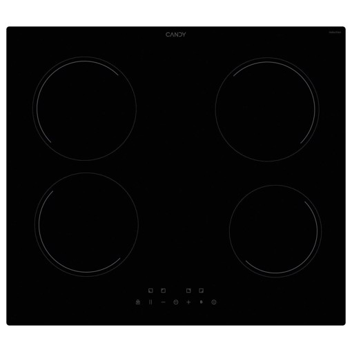 Candy Idea CII647CCAR Nero Da incasso 60 cm Piano cottura a induzione 4 Fornello(i)