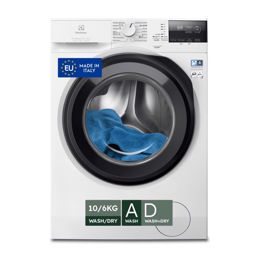 Electrolux Lavasciuga 10+6 Kg Classe D/A 1600 Giri MADE IN ITALY EW7W2106G
