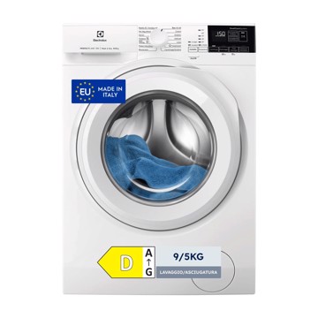 Lavasciuga 1400 giri 9kg h84,7 l59,7 p57,6 lana vapore