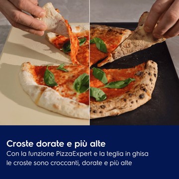 Forno da incasso nero 72lt pirolitico 18funz. pizza