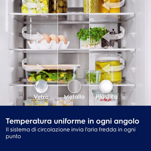 Electrolux Frigorifero Combinato Multiflow Classe E ENA7CE18S