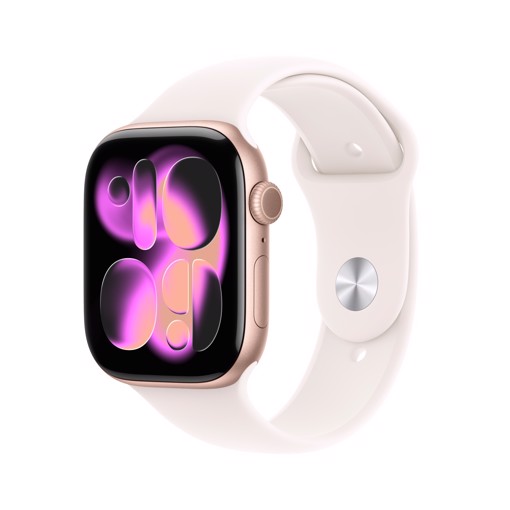 Apple Watch Series 11 OLED 46 mm Digitale 416 x 496 Pixel Touch screen Rose Gold Wi-Fi GPS (satellitare)
