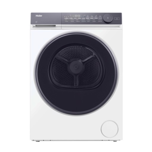 Haier X Series 7 , Asciugatrice 9 KG, Classe A, Bianco, AI PowerInverter, I-Refresh, Wi-Fi, Smart AI, HD90-A367U1-IT