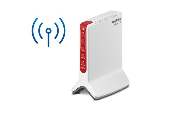 Fritz! Rosso/Bianco Box Router 4G 6820 Lte