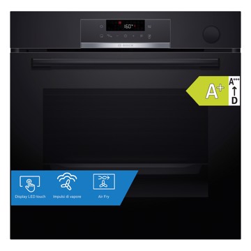 Forno da incasso nero