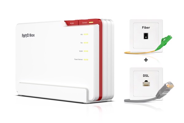FRITZ!Box COMPUTER SYSTEMS router wireless 2.5 Gigabit Ethernet Tri-band (2,4 - Immagine 6