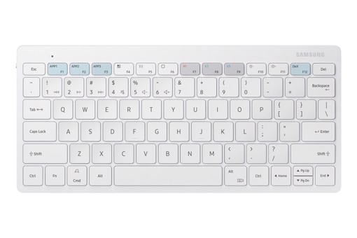 Samsung EJ-B3400 tastiera Universale Bluetooth QWERTY Inglese Bianco