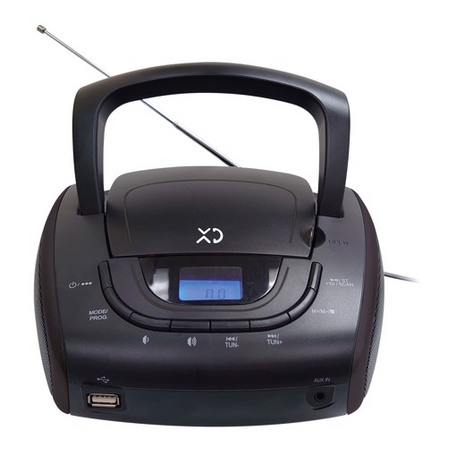 XD Enjoy XDUSB918PBLK lettore CD Nero Lettore CD portatile
