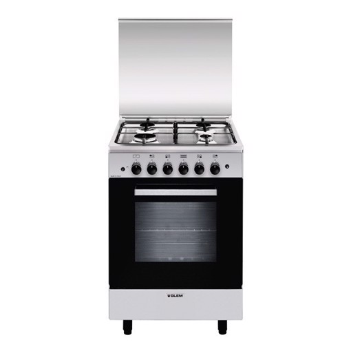 Glem Gas A554GI cucina Elettrico/Gas Acciaio inox