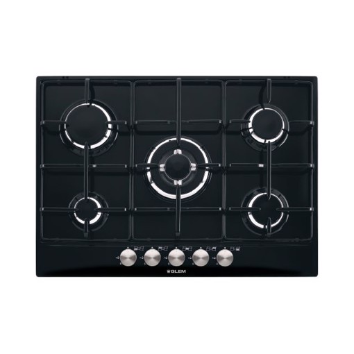 Glem Gas GT755BK Nero Da incasso 70 cm 5 Fornello(i)
