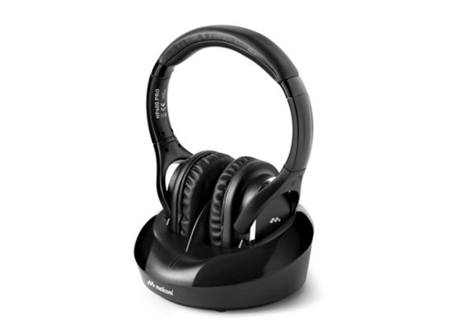 Meliconi HP600 Pro - Cuffia TV Wireless Con base di ricarica