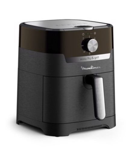 Moulinex Easy Fry & Grill EZ501810, 2-in-1, Cottura Sana, Friggitrice ad Aria + Griglia, Temperatura Regolabile, Capacità 4,6 L
