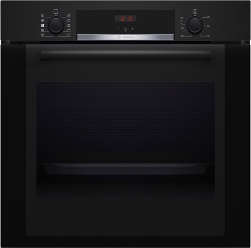 Bosch Serie 4 HQA334EB3 Forno con vapore Nero Classe A+