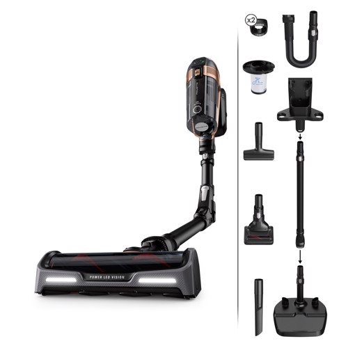 Rowenta X-Force Flex 15.60, Aspirapolvere Senza Fili, Potenza di Aspirazione Elevata di 230 AW, Modello Animal Care RH99F1