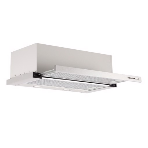 Glem Gas GHE902IX cappa aspirante Semintegrato (semincassato) Acciaio inox 645 m³/h