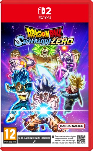 BANDAI NAMCO Entertainment DRAGON BALL: Sparking! ZERO Standard Cinese semplificato, Cinese tradizionale, Tedesca, Inglese, ESP, Francese, ITA, Giapponese, Coreano, Portoghese, Russo Nintendo Switch 2