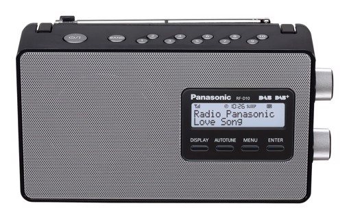Panasonic Radio Portatile FM/DAB+, Batteria/Corrente RF-D10