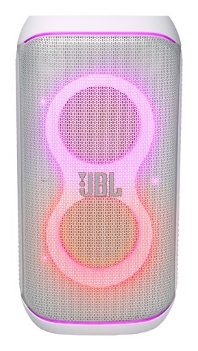 JBL PartyBox Club 120 Speaker Wireless Bluetooth Portatile per feste con giochi di luce, Bianco