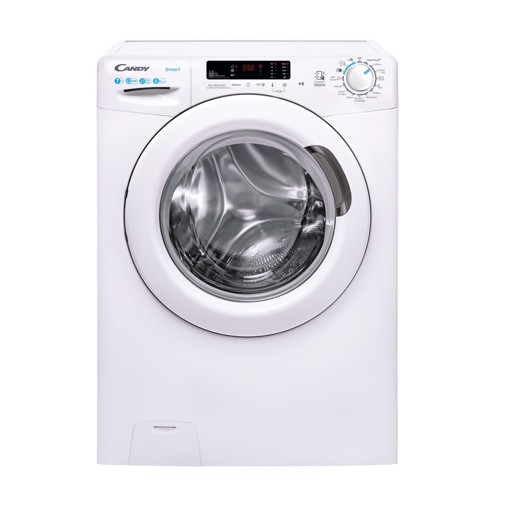 Candy Smart , Lavatrice Slim 7 KG, Classe B, 1300 giri, Bianco, Vapore, Wi-Fi, CSS4372DW4/1-11