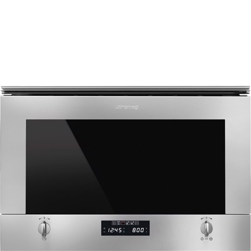 Smeg MP422X1 forno a microonde Acciaio satinato Microonde con grill Over the range 22 L 850 W